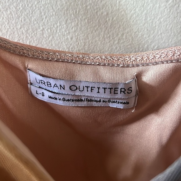 Urban Outfitters Sweetheart Mesh Cut Out Crop Top - Picture 4 of 6